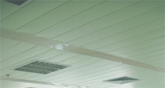 Em linha reta/chanfrou a borda S - cor de alumínio dada forma do teto RAL da tira para o aeroporto