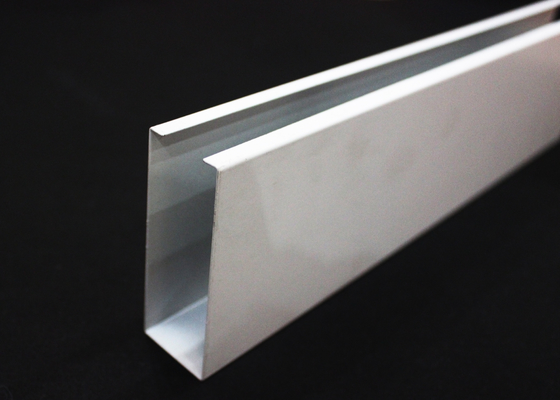 Teto metálico da tela do perfil do U-alumínio falso para construir o material decorativo