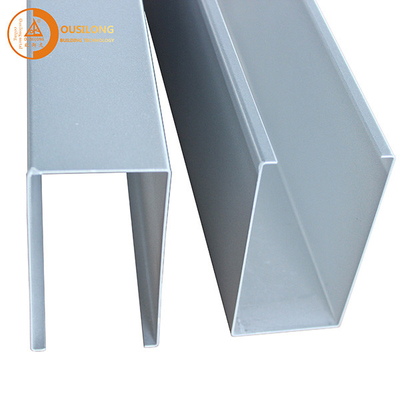 Altura de alumínio/de alumínio da tira de metal comercial decorativa do defletor de teto dos painéis 35mm da largura 150mm