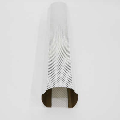 Comprimento máximo O-dado forma 6000mm dos tetos lineares de alumínio decorativos perfurados do defletor