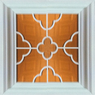 Telhas quadro alumínio do teto da gota do espelho, teto interno da textura de 3 D