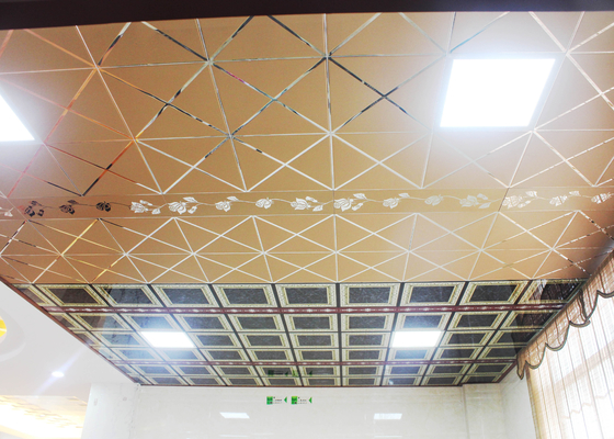 Telhas artísticas do teto da gota do prédio de escritórios para o teto integrado