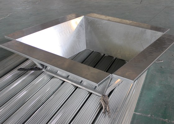 O favo de mel de alumínio revestido de pintura americano de PPG PVDF cobre com forma feito-à-medida