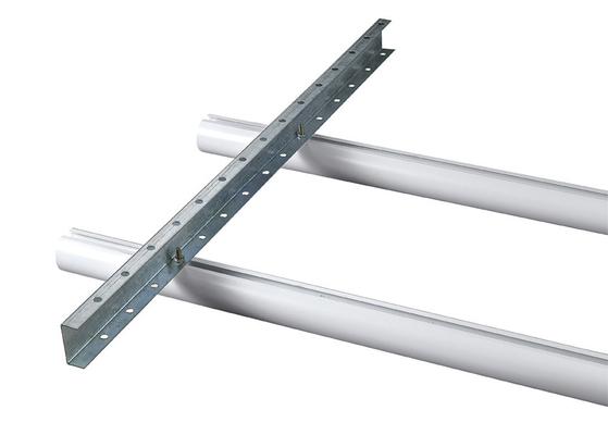 O diâmetro linear do metal 50/60/70 de milímetro expulsou teto redondo do defletor da tubulação perfil de alumínio/de alumínio
