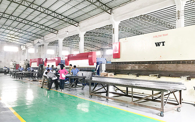 Guangzhou Ousilong Building Technology Co., Ltd linha de produção da fábrica