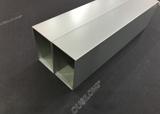 Espessura personalizada do defletor teto de alumínio quadrado decorativo