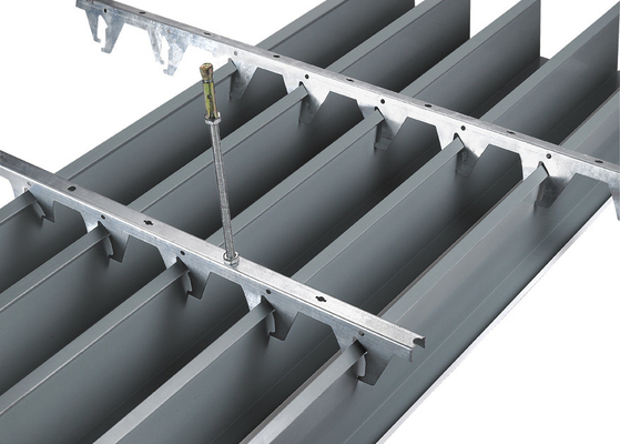 Teto linear do metal do teto da integração para a construção da construção